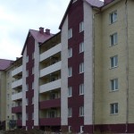 Фасад жилого дома по ул. Новосибирская,16б